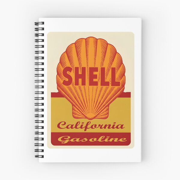 Item preview, Vintage Shell California Gasoline Retro Sign with Iconic Scallop Shell Logo designed and sold by CharlieDesings.