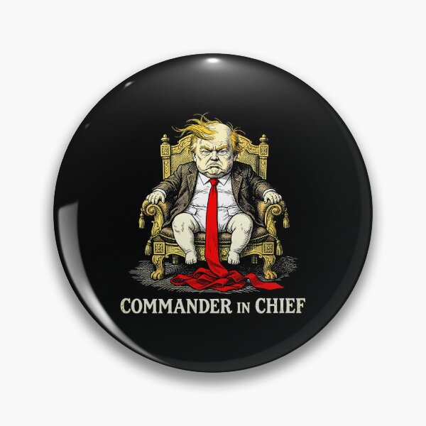 Item preview, Commander in Chief Baby Political Cartoon Caricature T-Shirt designed and sold by RNG-Apparel.