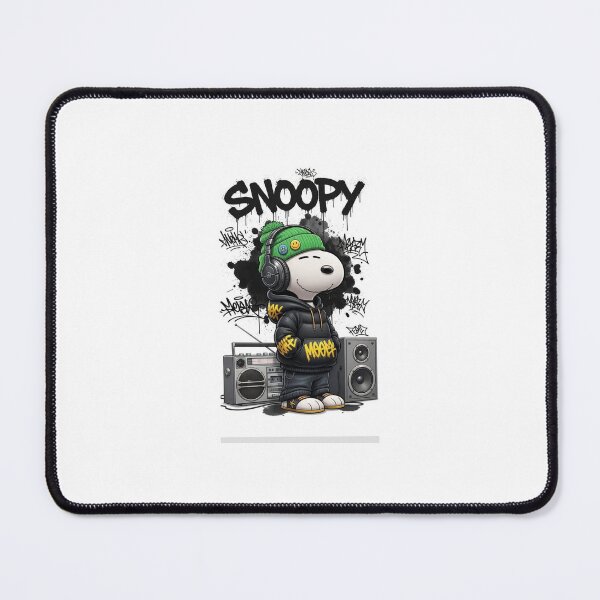 Item preview, Snoopy Urban Graffiti Style with Radio and Hip Hop Cap designed and sold by Lissdoy.
