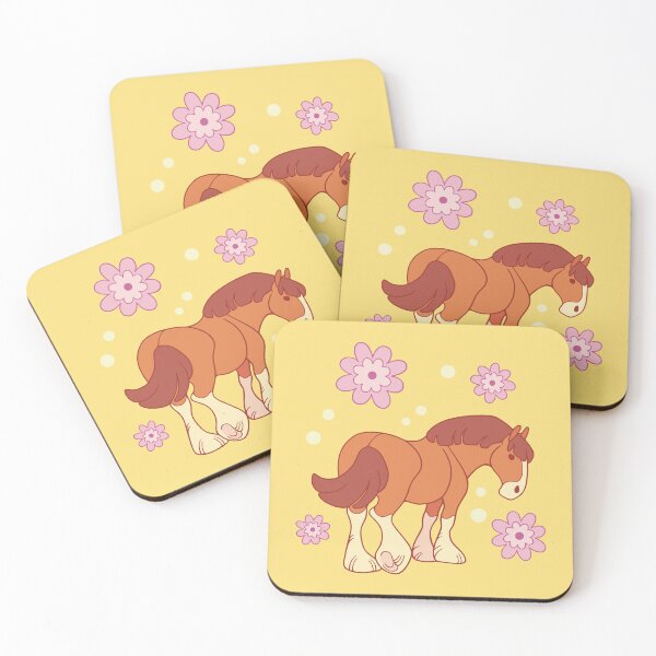 Item preview, Shire horse designed and sold by Erika Vaigel Illustrations.