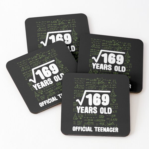Item preview, Math 13 Birthday Square Root 169 Funny Quote Teenager designed and sold by Lenny Stahl.