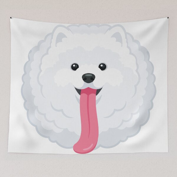 Item preview, The Original Land Cloud Fluffy White Samoyed designed and sold by Petzzz.