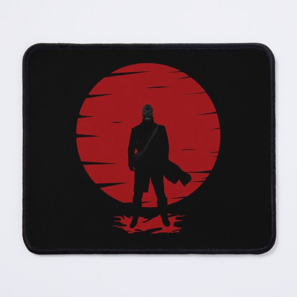 Item preview, Post apocalyptic masked vigilante red sun  designed and sold by Tagalikha.