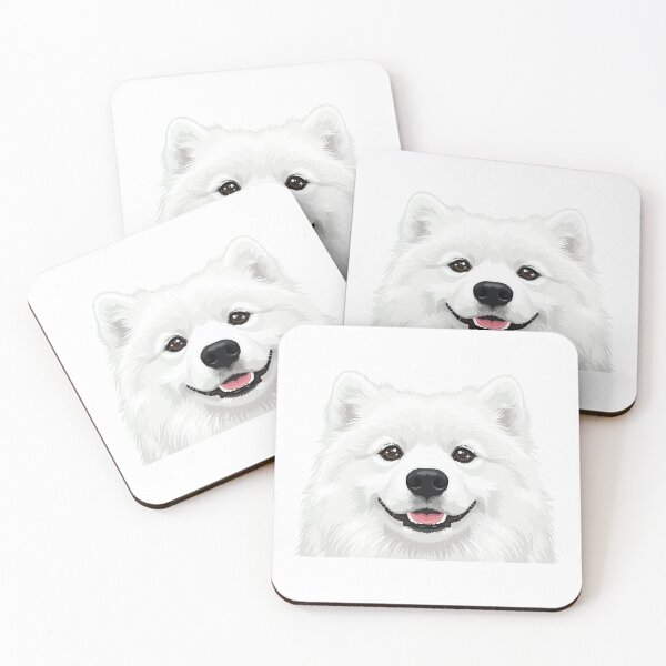 Item preview, Always Smiling Happy Samoyed Face Aesthetic designed and sold by Petzzz.