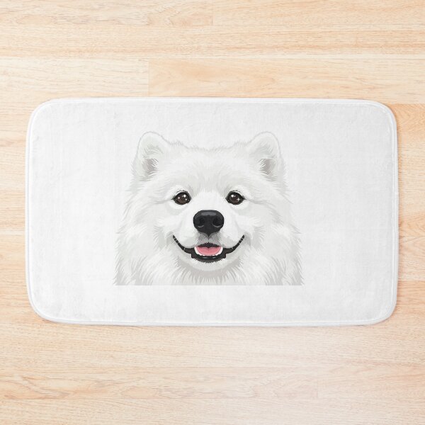Item preview, Always Smiling Happy Samoyed Face Aesthetic designed and sold by Petzzz.