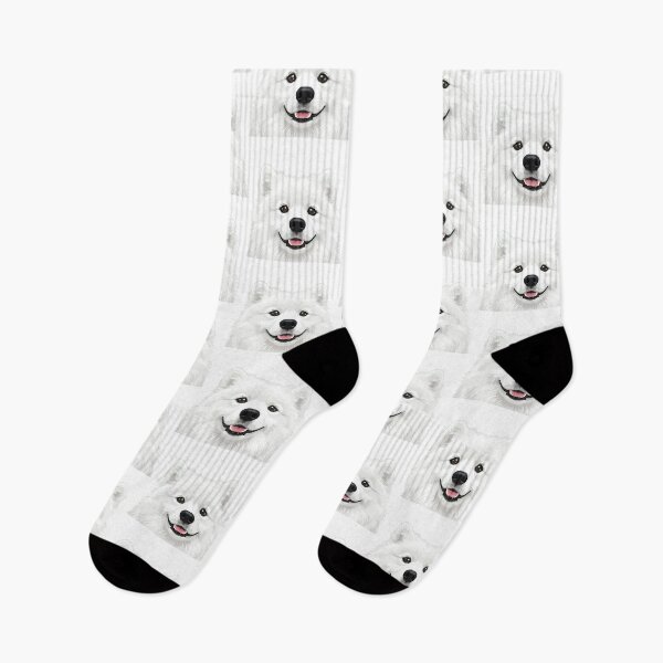 Item preview, Always Smiling Happy Samoyed Face Aesthetic designed and sold by Petzzz.
