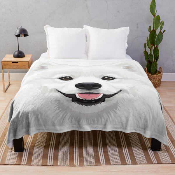Item preview, Always Smiling Happy Samoyed Face Aesthetic designed and sold by Petzzz.