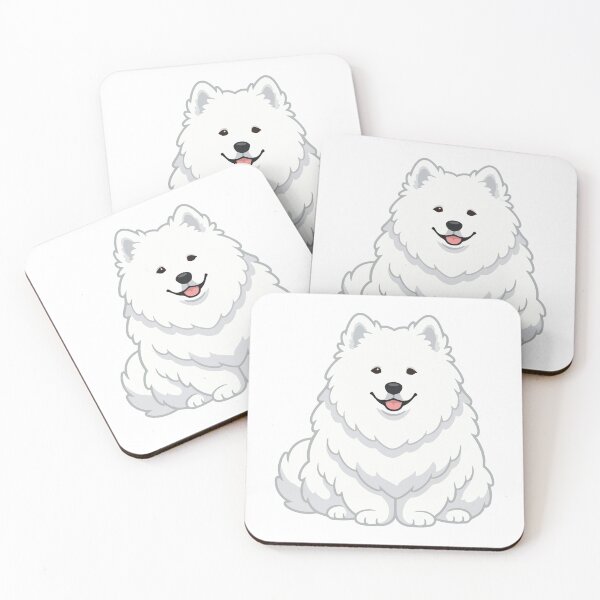 Item preview, Living Marshmallow Fluffy Samoyed Aesthetic Art designed and sold by Petzzz.