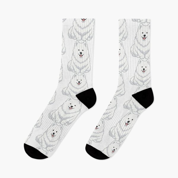 Item preview, Living Marshmallow Fluffy Samoyed Aesthetic Art designed and sold by Petzzz.