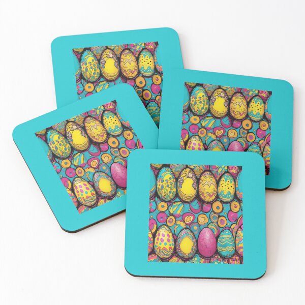 Item preview, Vibrant Pop Art Easter Eggs Explosion designed and sold by Artisticanvas.