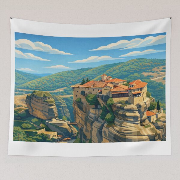 Item preview, Greece - Meteora Monasteries designed and sold by darekkocurek.