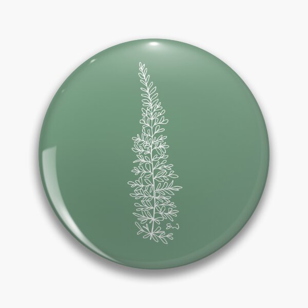 Item preview, Fern Minimalist Aesthetic Line Drawing Mint Green designed and sold by SWSandraWechner.