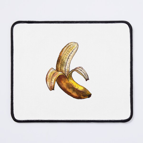 Item preview, Peeled Bruised Banana Illustration designed and sold by AquarellChill.