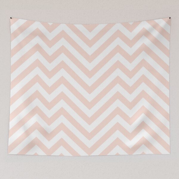 Item preview, Light Pink and White Chevron Pattern designed and sold by burbankdesigns.