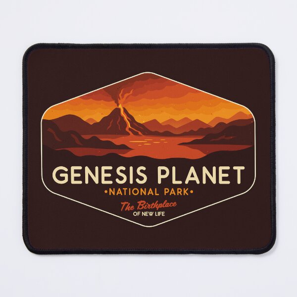 Item preview, Genesis World Retro Sci-Fi Park Badge designed and sold by magrodanny.