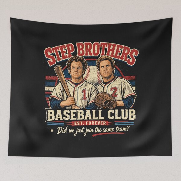 Item preview, Step Brothers Baseball Club Funny Vintage Baseball Parody Shirt Retro Sports Humor Tee designed and sold by GhostDawgs.