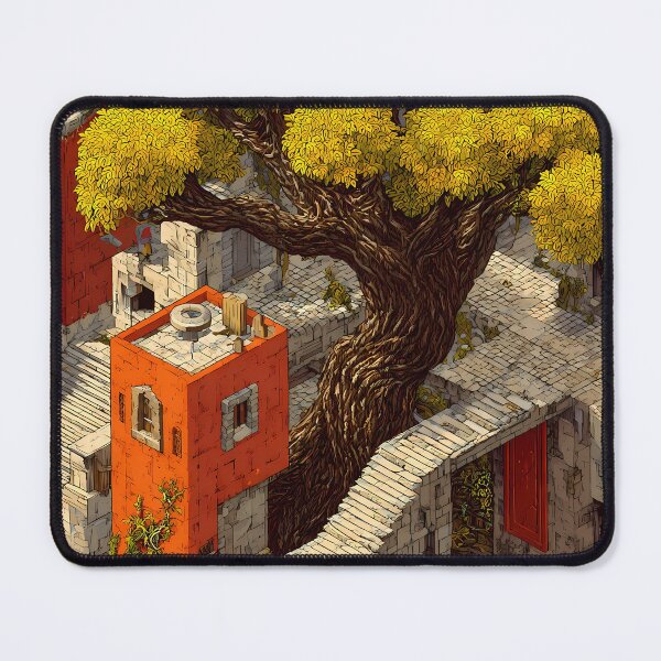 Item preview, Architecture Retro Pixel Art 8Bit Illustration Aesthetic Landscapes designed and sold by ART ATTACK ZONE.