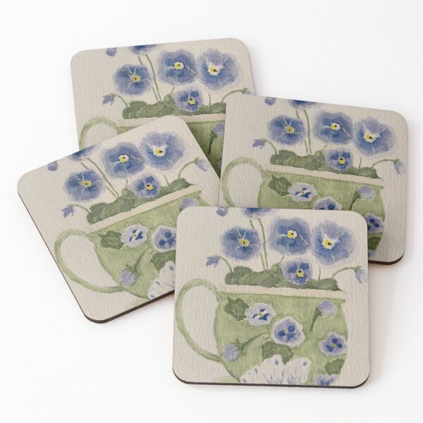 Item preview, Cup of Pansies Anyone  designed and sold by OKHarvest.