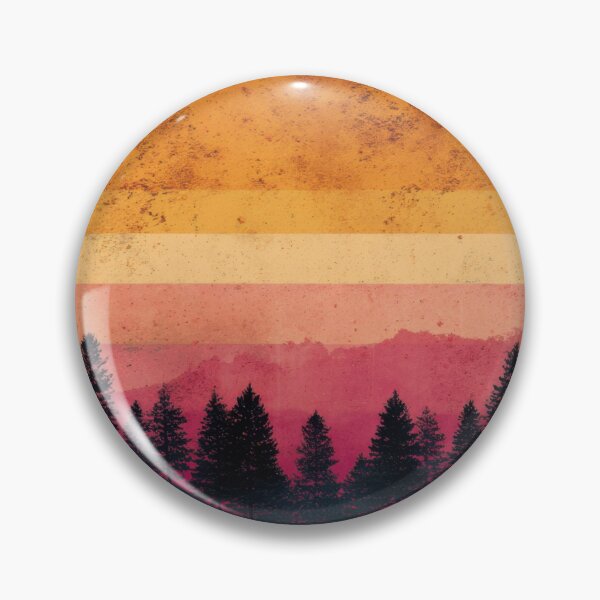 Item preview, Sun sets behind trees with colors designed and sold by anytka.