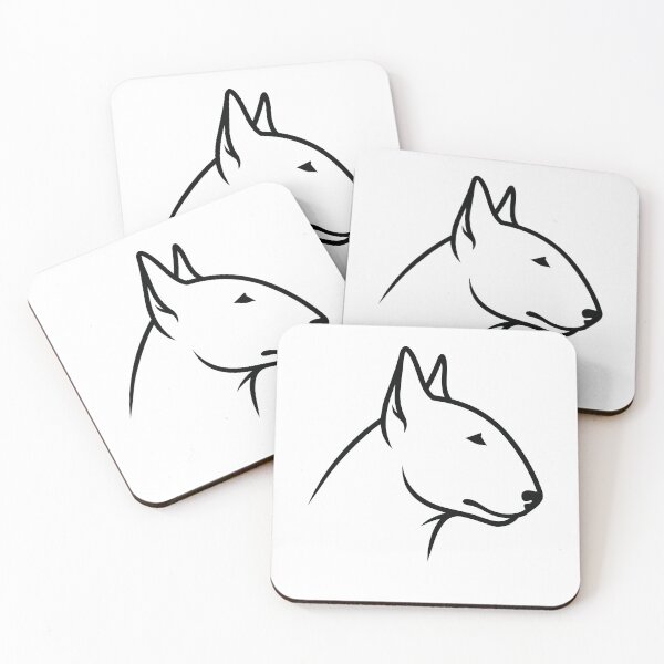 Item preview, Egg Head Energy Bull Terrier Minimalist Profile designed and sold by Petzzz.