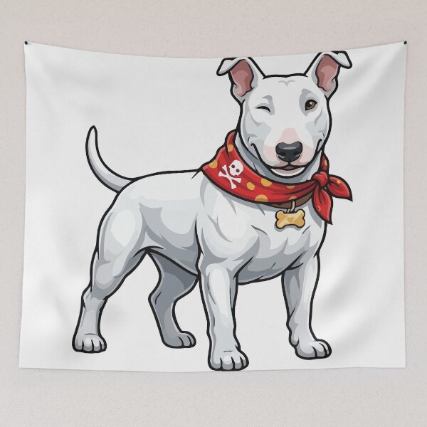 Item preview, The Pirate Gladiator Sassy Bull Terrier designed and sold by Petzzz.