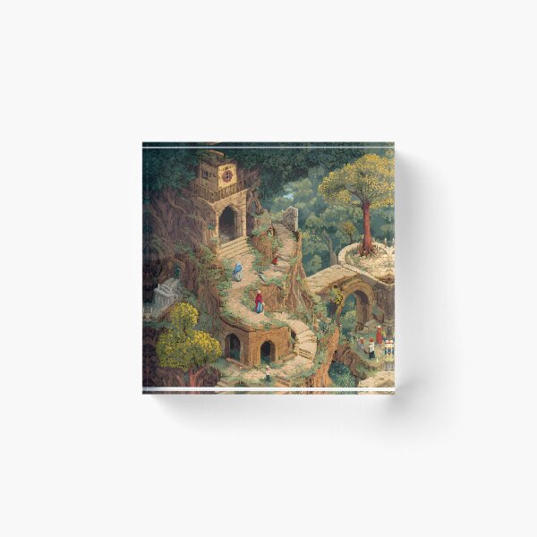 Item preview, Life Retro Pixel Art 8Bit Illustration Aesthetic Landscapes  designed and sold by ART ATTACK ZONE.