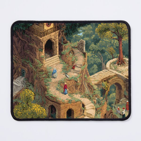 Item preview, Life Retro Pixel Art 8Bit Illustration Aesthetic Landscapes designed and sold by ART ATTACK ZONE.