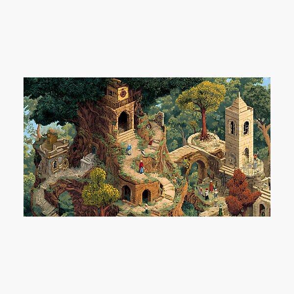 Item preview, Life Retro Pixel Art 8Bit Illustration Aesthetic Landscapes  designed and sold by ART ATTACK ZONE.