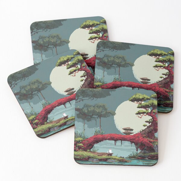 Item preview, Nature Retro Pixel Art 8Bit Illustration Aesthetic Landscapes  designed and sold by ART ATTACK ZONE.