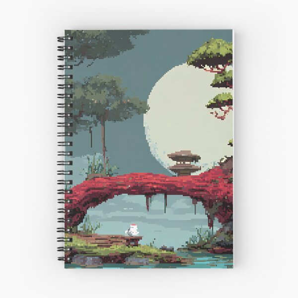 Item preview, Nature Retro Pixel Art 8Bit Illustration Aesthetic Landscapes  designed and sold by ART ATTACK ZONE.