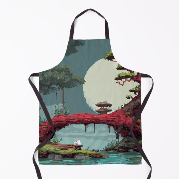 Item preview, Nature Retro Pixel Art 8Bit Illustration Aesthetic Landscapes designed and sold by ART ATTACK ZONE.