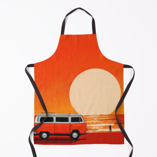 Item preview, Beach sunset with van boards designed and sold by anytka.