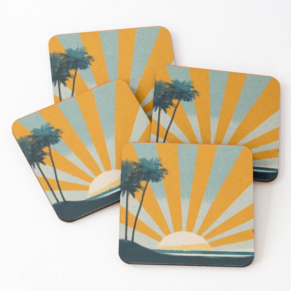 Item preview, Bright sunrise over calm ocean shore designed and sold by anytka.