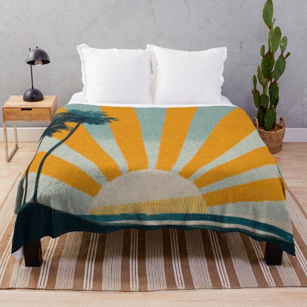 Item preview, Bright sunrise over calm ocean shore designed and sold by anytka.