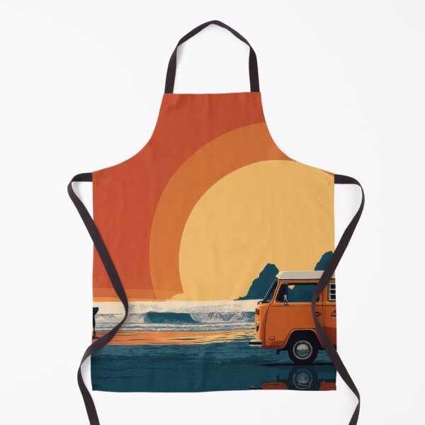 Item preview, Surfing at sunset near the beach designed and sold by anytka.