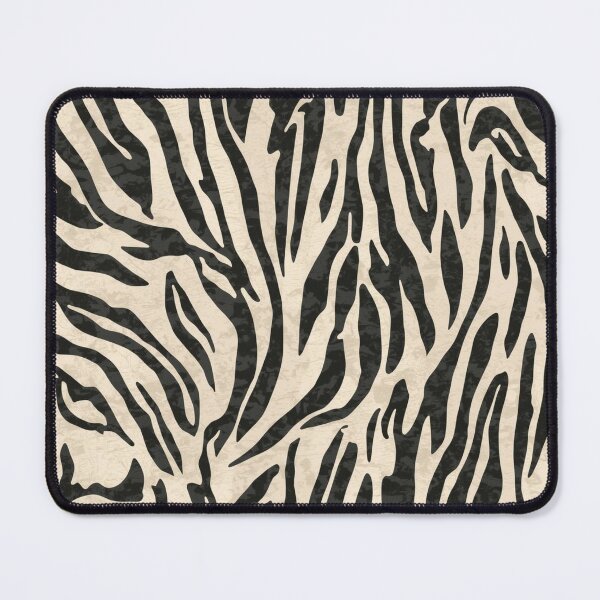Item preview, Zebra Pattern Beige Black – Minimalist Animal Print Design – Modern Safari Pattern for Clothing & Accessories designed and sold by LAtelierNoir.
