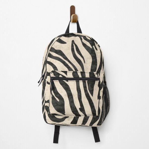 Item preview, Zebra Pattern Beige Black – Minimalist Animal Print Design – Modern Safari Pattern for Clothing & Accessories designed and sold by LAtelierNoir.