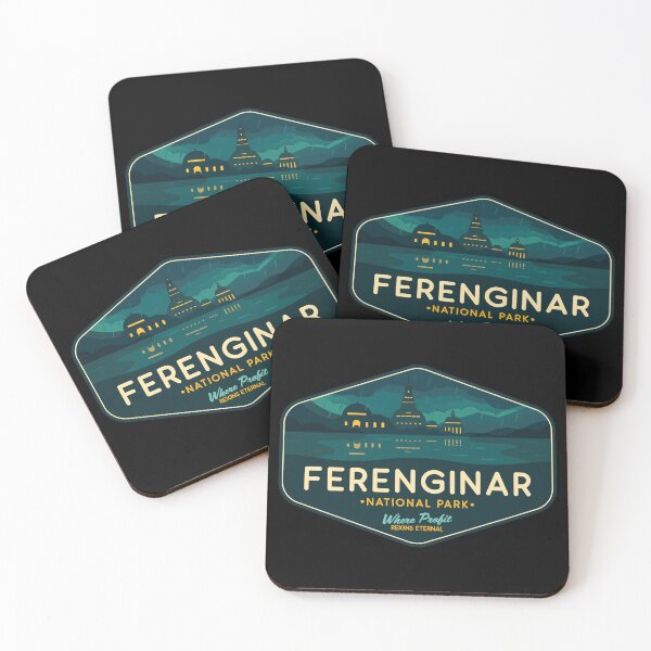 Item preview, Ferenginar Rain World Retro Sci-Fi Badge designed and sold by magrodanny.