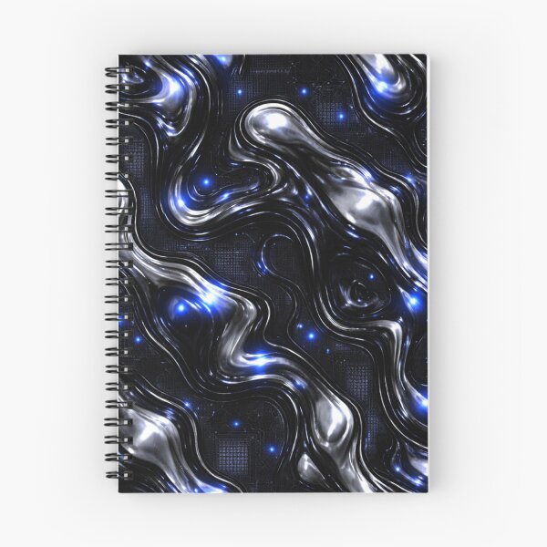 Item preview, Liquid Chrome Flow Neon Energy Pattern designed and sold by QuantumOasis.