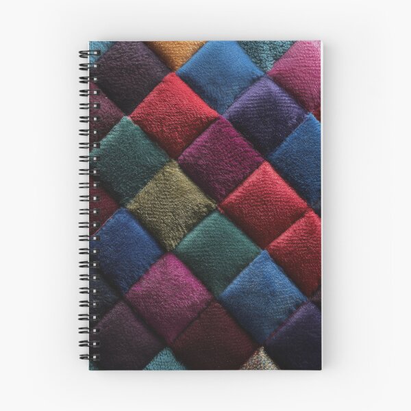 Item preview, Colorful Velvet Patchwork Texture Pattern designed and sold by SurfaceCraft Studio.