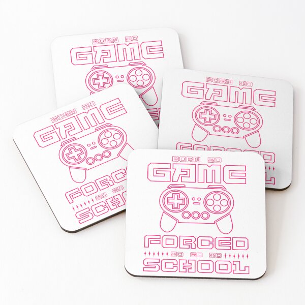 Item preview, Born to Game Forced to Go to School Funny Neon Gamer designed and sold by Abaseen.