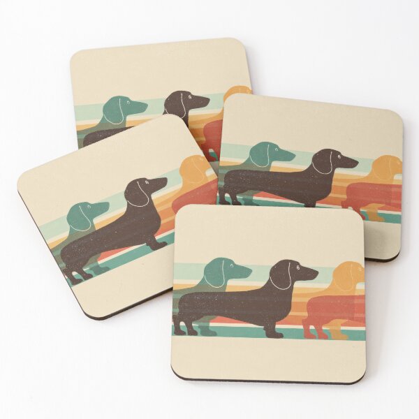 Item preview, Dachshunds line up backdrop designed and sold by anytka.