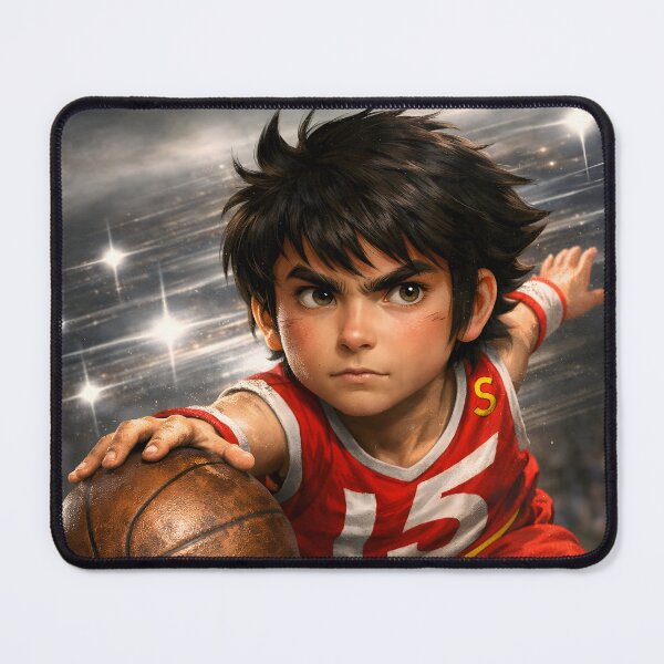 Item preview, Il campione del basket- retro anime Basketball Hero designed and sold by Apocryphalwar.