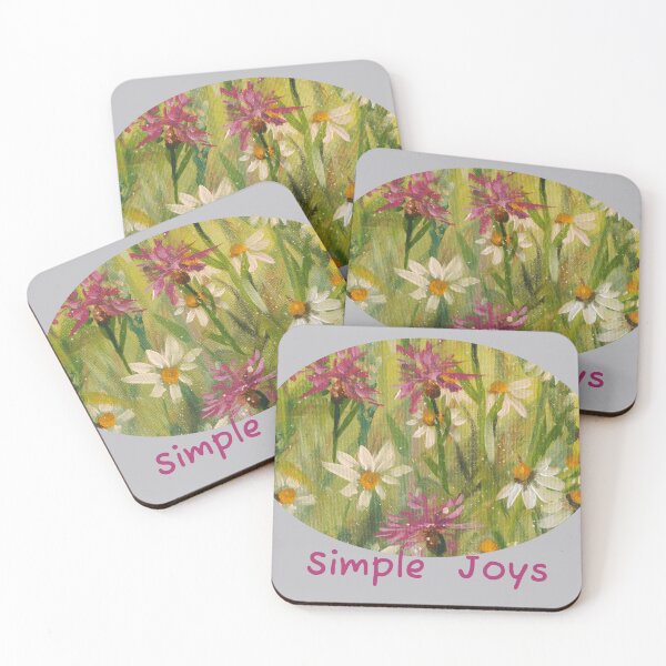 Item preview, Simple Joys - Wildflower Daisy Meadow designed and sold by JurateArt-DK.