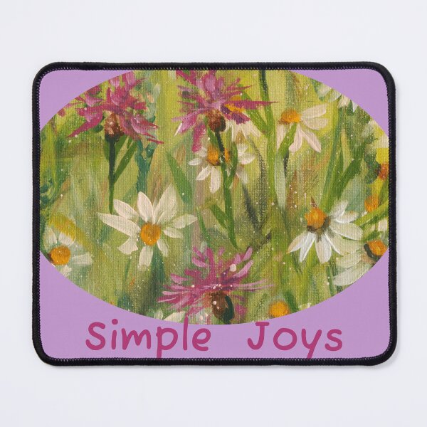 Item preview, Simple Joys - Wildflower Daisy Meadow designed and sold by JurateArt-DK.