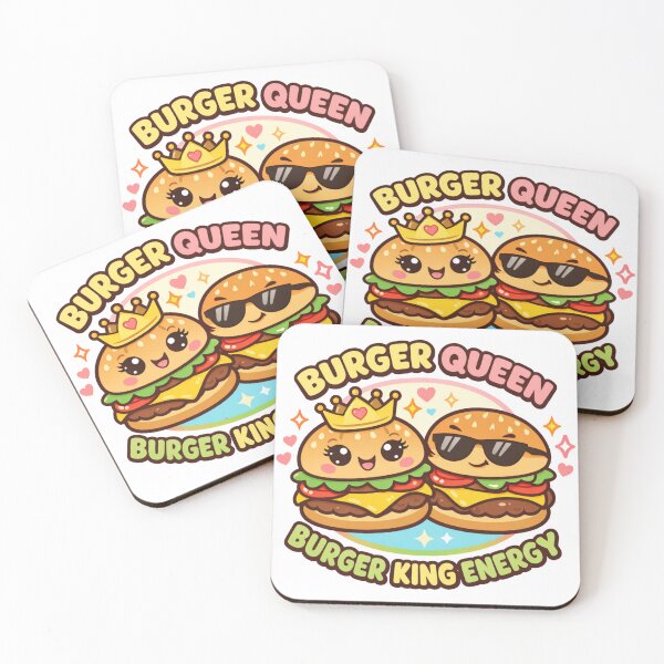 Item preview, Burger Queen Energy – Funny Fast Food Parody Burger Humor Design designed and sold by rushaib.