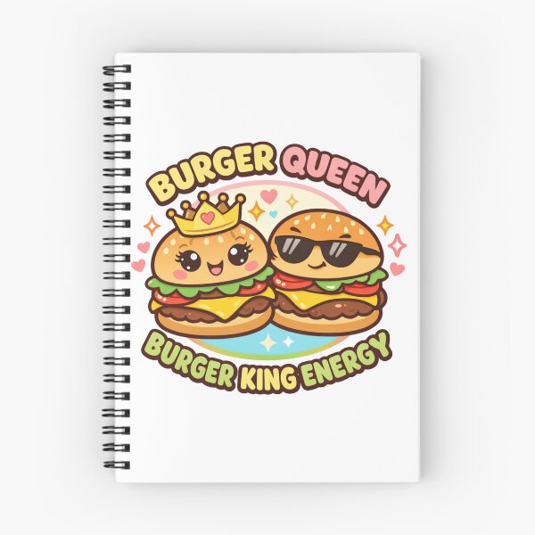 Item preview, Burger Queen Energy – Funny Fast Food Parody Burger Humor Design designed and sold by rushaib.