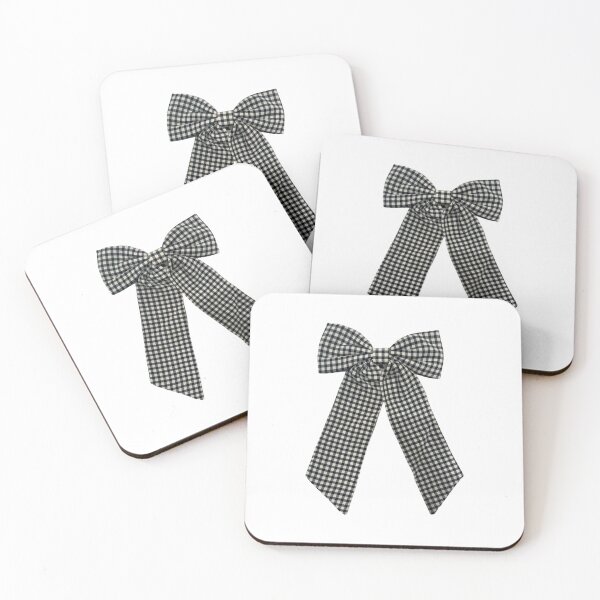 Item preview, Classic Black and White Gingham Bow – Coquette Aesthetic Ribbon designed and sold by Artsy Corner.