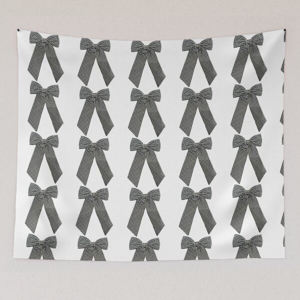 Item preview, Classic Black and White Gingham Bow – Coquette Aesthetic Ribbon designed and sold by Artsy Corner.