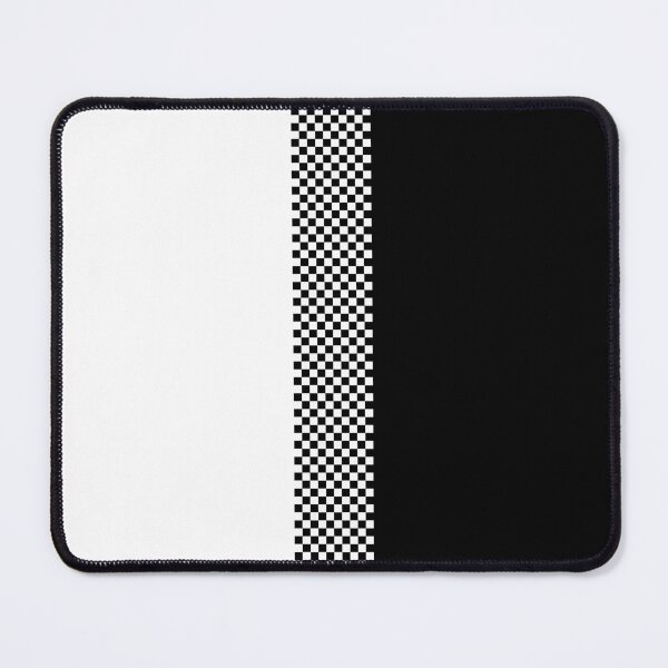 Item preview, 60's, 70's, 80's, Retro Black and White Colorblock Checkerboard Stripe designed and sold by MellowCat.